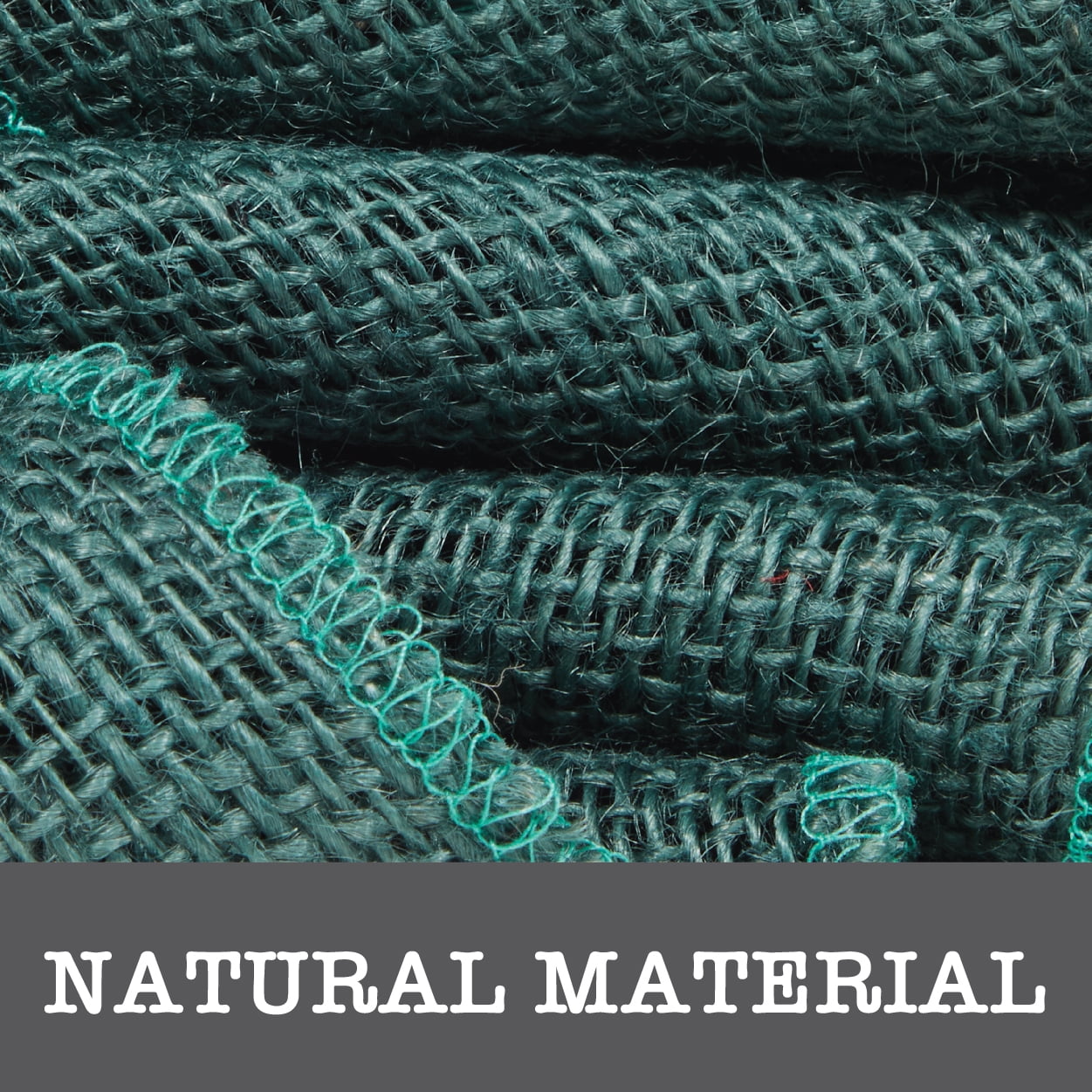 Love, Laugh, Craft Jute Burlap Roll Precut, Finished Edges, 6"W x 5-Yards, Green
