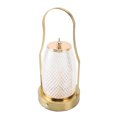 thumbnail image 1 of Lantern Table Lamp, 3 Color Temp Cordless Lantern Stepless Dimming Retro Rechargeable  for Party for Office, 1 of 7
