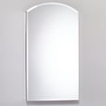 thumbnail image 1 of Robern MC2430D6A  23 1/4" Wide x 6" Deep Customizable Arched Cabinet w/ Cabinet Hinge: Left & Electrical Option: Electrical outlet w/ Interior Light & Mirror Type / Lens: Beveled, 1 of 5