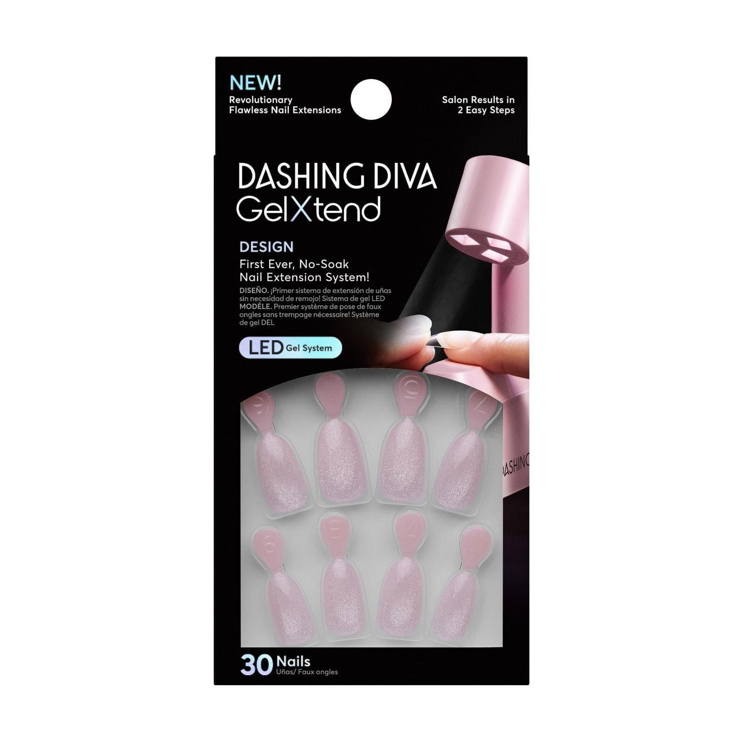 DASHING DIVA - GEL XTEND DESIGN NAILS - BALLET BEAUTY, GelXtend