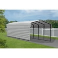 thumbnail image 3 of Arrow 10 x 29 x 7 ft Eggshell Carport With 1 Side Wall Kit, 3 of 16
