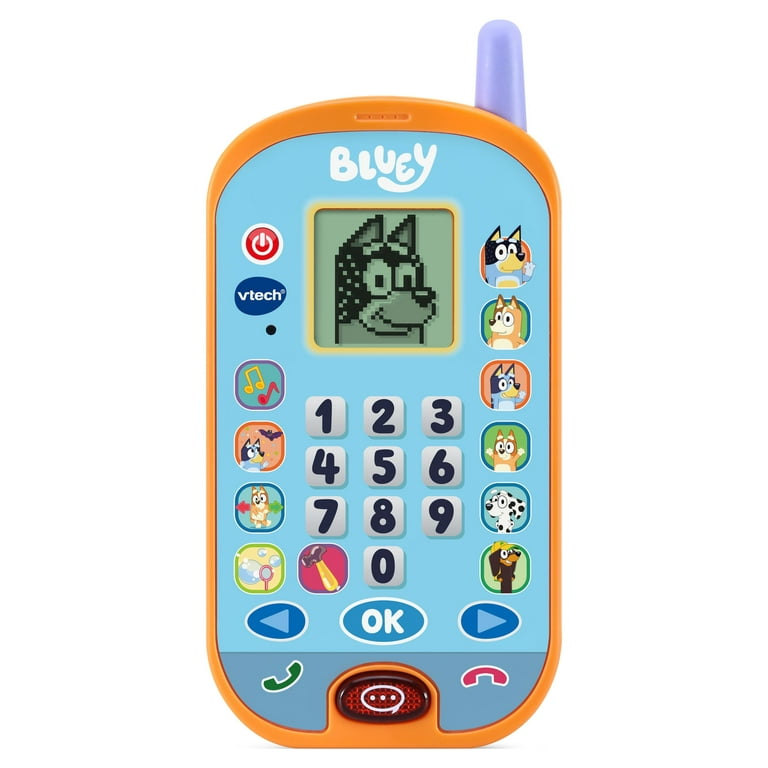 VTech® Bluey Ring Ring Phone With Pretend Phone Apps, Games and Voice  Activation