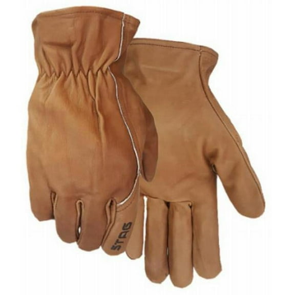 Salt City Sales 239895 Premium Grain Cowhide Mens Glove, Chocolate - Extra Large