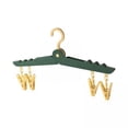 thumbnail image 1 of 4x Percha de Ropa Plegable Portátil, Percha de Abrigo Liviana Percha de Dormitorio Antideslizante Percha de Secado de Ropa Pantalones Faldas Perchas P 4 piezas, 1 of 8