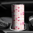 thumbnail image 3 of Love Heart 20 Oz Skinny Tumbler with Lid and Straw - Double Wall Vacuum Insulated Tumbler- Birthday Gifts for Mom Sister Friends Women, 3 of 7