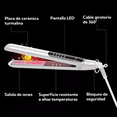 thumbnail image 5 of Plancha Para Cabello Profesional 2en1 Con Infrarrojos blanco, 5 of 5