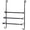 Matte Black, variant on Over The Door Towel Rack, Over Door Towel Rack for Bathroom Door, Triple Towel Storage Holder with Hooks (Silver)