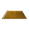 thumbnail image 2 of Ahgly Company Machine Washable Indoor Rectangle Oriental Yellow Industrial Area Rugs, 8' x 10', 2 of 4