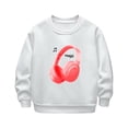 thumbnail image 1 of ZACPNCV Chandails en Molleton pour Filles Tout-Petits à Manches Longues à Motifs Col Rond Blanc 3-4 Ans, 1 of 6