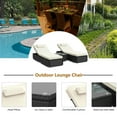 thumbnail image 6 of SESSLIFE Chaise Lounge Chair for Outside, Rattan Wicker Outdoor Lounge Chair, Adjustable Pool Lounge Chair with Side Table & Thickened Cushion for Patio Poolside Deck, 6 of 7