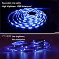 thumbnail image 3 of shiyou-LED Strip Lights 32.8FT, IP65 Waterproof LED Lights Strip with Music Remote Control, 5050RGB Color Changing Light Strip, Easy Installation LED Lights Strip for Bedroom, Ceiling, Kitchen, 3 of 4