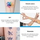 thumbnail image 5 of Papel de Tatuajes Temporales Jecqbor Juego de 12 Hojas 8.5x11" para Impresora INKJET DIY, 5 of 9