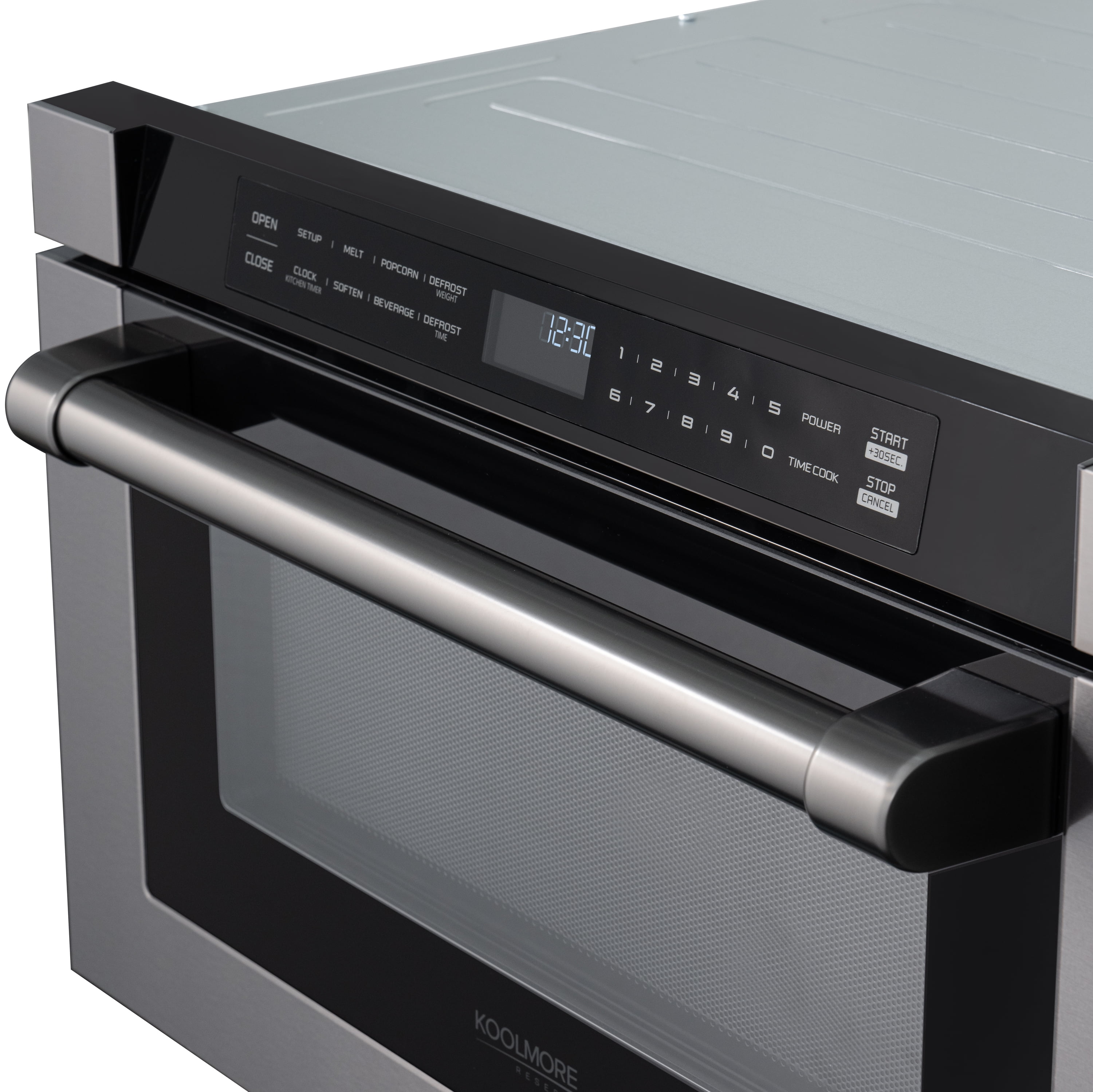 24 in. Black Stainless Steel  Microwave Drawer, 1.2 Cu. Ft Capacity