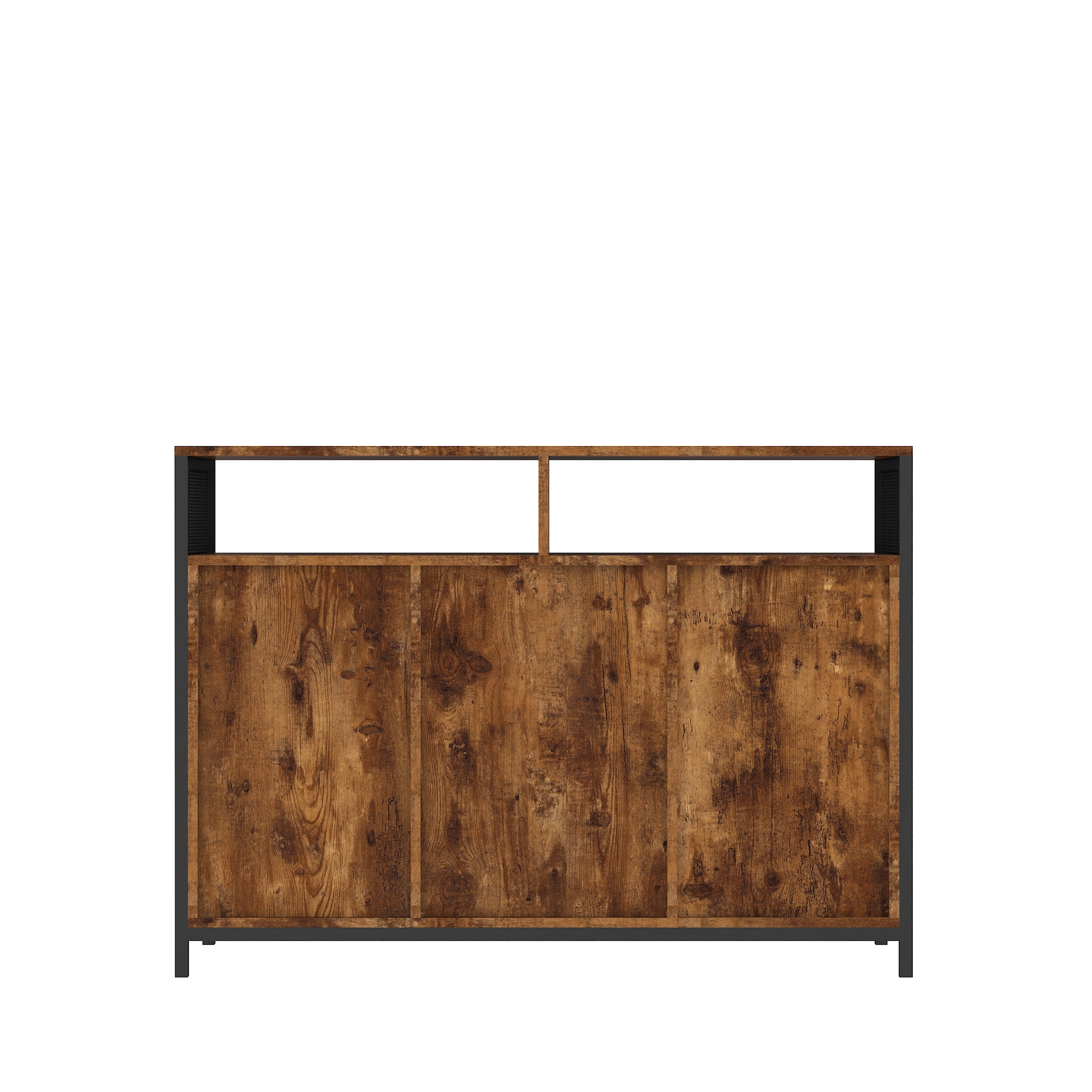 Kadyn 43.7" Sideboard Buffet Cabinet, Kitchen Storage Cabinet with Open Shelves and Doors for Dining Room, Rustic Brown TV Stand Kadyn 43.7" Sideboard Buffet Cabinet, Kitchen Storage Cabinet with Open Shelves and Doors for Dining Room, Rustic Brown TV Stand