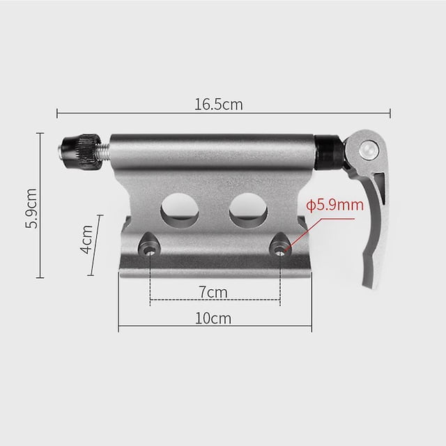 Soporte delantero para bicicleta Horquillas para bicicleta de montaña Soporte para bicicleta de liberación rápida Aleación de aluminio Remolque portátil para bicicleta negro, Banban de una pieza