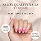 thumbnail image 2 of Short Press-On Nails Glamnetic Blushing Aura, color rosa almendra, 2 of 6
