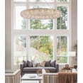 thumbnail image 2 of Elegant Lighting Paris 24 Lights Iron and Crystal Royal Cut Chandelier in Brass, 2 of 7