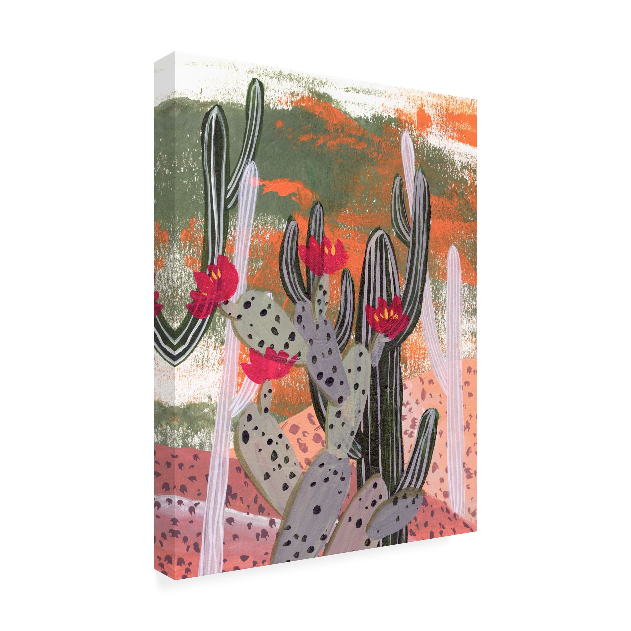Melissa Wang 'Desert Flowers II' Canvas Art
