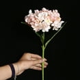 thumbnail image 2 of Artificial Flower Hydrangea Fake Silk Flower Home Wedding Party Floral Decor, 2 of 3