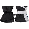 thumbnail image 4 of Men's 3M Thinsulate Lined Waterproof Snowboard / Ski Gloves,M,Black Silver, 4 of 4
