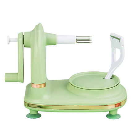 

Famure Manual Apples Peeler Suction Fast Pear Peeler with Automatic Hand Crank Stainless Steel Blades Peeling a Fruit in Seconds 8.3x4.7x5.9in(Light Green)