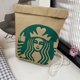 thumbnail image 1 of Bolsa De Hombro Bolsa de mensajero para mujer, bolsa cruzada de moda divertida con sensación de papel de lona (estilo B) Tmvgtek Para Estrenar, 1 of 9
