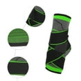thumbnail image 3 of Unique Bargains Ankle Support Braces Unisex Adjustable Compression Ankle Brace for Sports One Size Fits Most Green, 3 of 7
