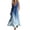 Blue, variant on Elegant Gradient Maxi Dresses for Women with Pockets Spaghetti Strap Sundresses Sleeveless Cami Dress Button V Neck Beach Dresses Flowy Swing Dresses