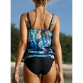 thumbnail image 4 of BIKINX Tankini Swimsuits for Women Plus Size Swimwear Tummy Control Two Piece Bathing Suits, 4 of 6