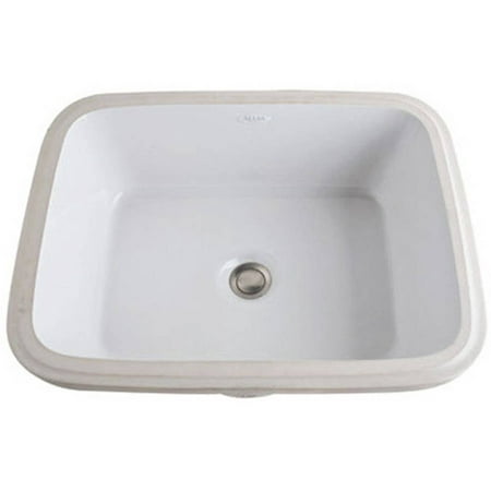 Rohl 1542 00 Allia 22 Allia Undermount Vitreous China Bathroom Sink White