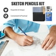 thumbnail image 4 of Charcoal Pencils Assorted Color Beginners School Use 1 Set 6.9X0.3X0.3in, 4 of 7