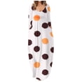 thumbnail image 1 of Pompotops Mode Femmes Automne Robe Décontractée à Col en V Imprimée Ample Confortable Manches Longues, 1 of 6