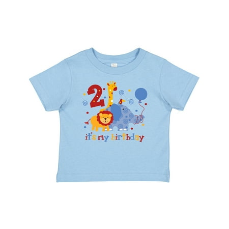 

Inktastic Safari 2nd Birthday Gift Baby Boy or Baby Girl T-Shirt