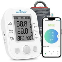 Easy@Home Digital Upper Arm Blood Pressure Monitor with Cuff, Battery, Bag