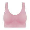 thumbnail image 5 of Fanxing 2 Pack Bras for Women Comfort Seamless Bra Plus Size Minimizer Bra for Women Smoothing Bra Seamless No Underwire T-Shirt Bra Up to 65% off Pink,XXL, 5 of 8