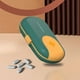 thumbnail image 3 of Pastillero para el hogar, la oficina, el bolso, el bolsillo, el contenedor de pastillas diario, pequeño, 6 unidades Verde, 3 of 7