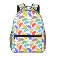 thumbnail image 1 of Balery Colored Armadillos Mochila Escolar Impresa, Mochila Ligera para Viajes Casual, Mochila Duradera y Cómoda Multifuncional, Mochila para Laptop-One Size, 1 of 5