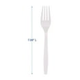 thumbnail image 3 of Boardwalk Heavyweight Polypropylene Cutlery, Fork, White, 1000/Carton, 3 of 6