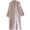Women Pink, variant on Couple Bathrobe Pure Cotton Kimono Robe – Spring Autumn Long Sleeve Night Wear, Female Robe Clothes for Sleep Dressing Gowns