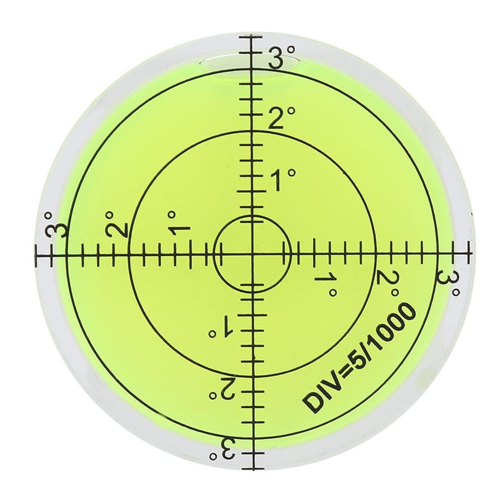 Green Disc Round Circular Bubble Spirit Level Measuring Tool Lot 