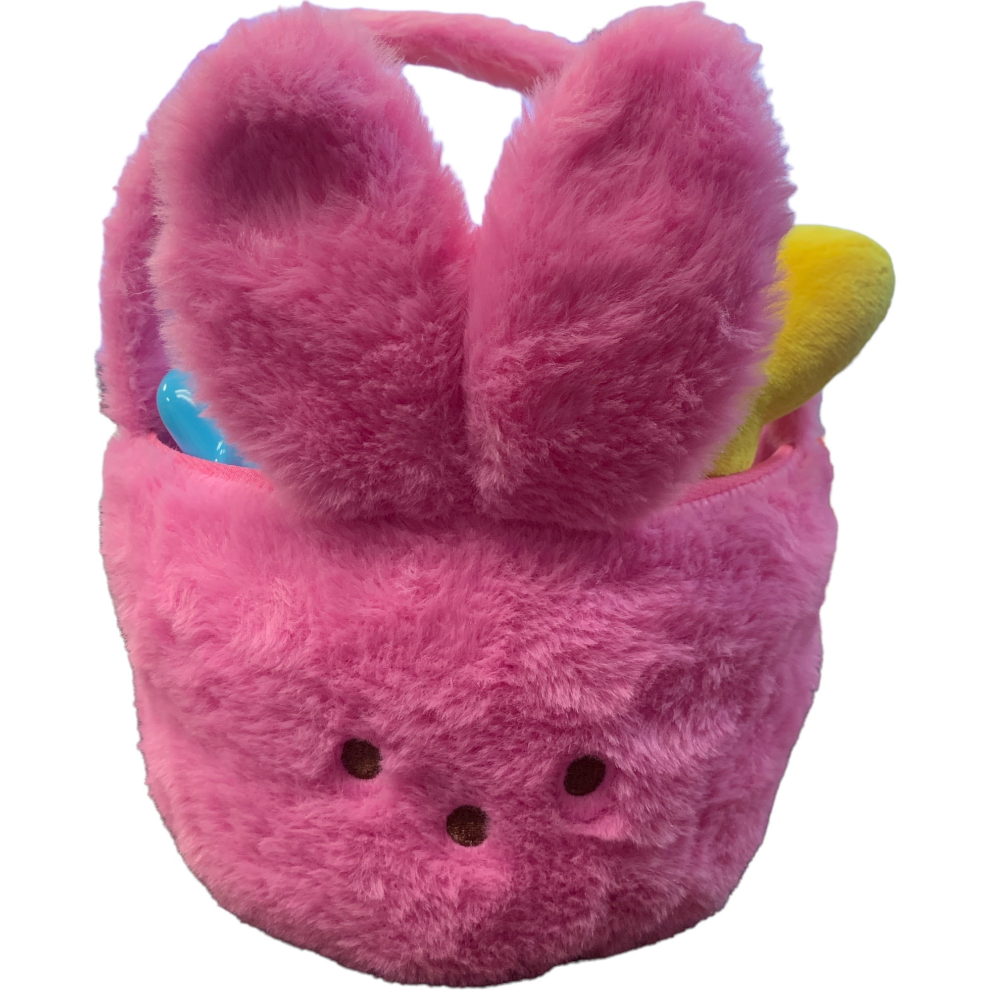 Prefilled Peeps®-Themed Easter Gift Basket with Candy Assortment, Reusable Character Basket by Clear Above
