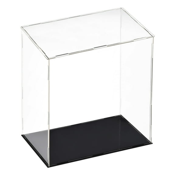 Uxcell 9.8''x5.9''x11.8'' Display Case Box Cube Acrylic Clear