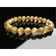 thumbnail image 4 of 100% Natural Brazil Gold Rutilated Quartz Crystal Wealthy Round Beads Women Men, 4 of 4
