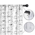 thumbnail image 4 of Blackout Kids Curtains,Cute Halloween Ghosts Pattern Childrens Insulated Curtains Set Of 2,Bedroom Essentials,Toddler Room Decor 42"x54", 4 of 5