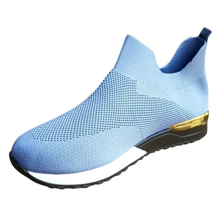 

WANYNG Women Outdoor Mesh Solid Color Sports Shoes Runing Breathable Shoes Sneakers Women Comfy Walking Sneakers Womens Sneaker Shoes Slip on