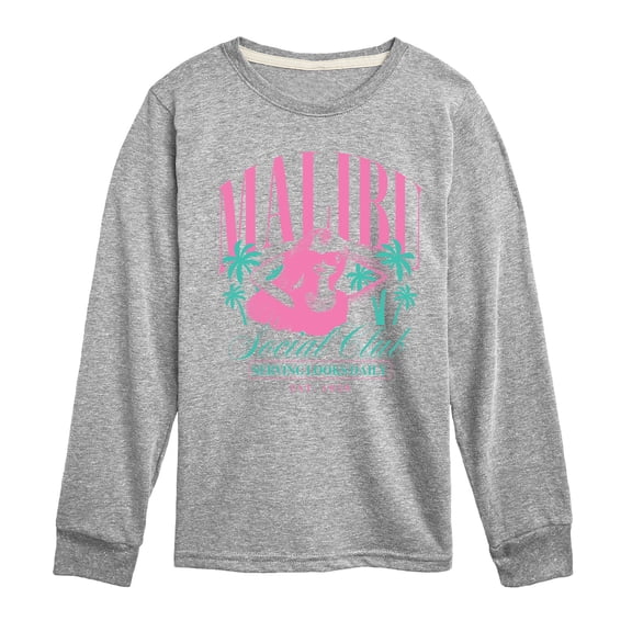 Barbie - Malibu Social Club - Youth Boys Long Sleeve Graphic T-Shirt