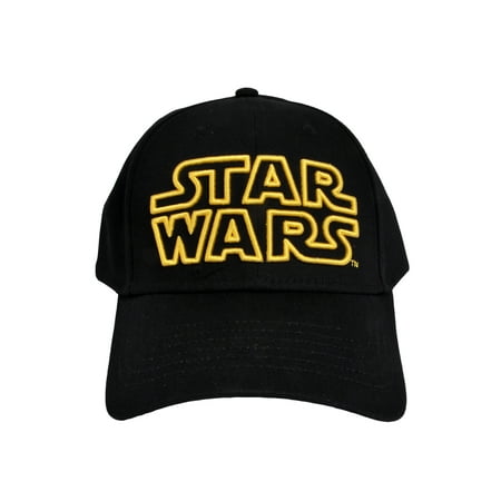 Adult Star Wars Logo Baseball Hat Cap Black Yellow Logo | Walmart Canada