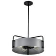thumbnail image 3 of Nuvo Lighting Altos 4 Light Medium Pendant - Gray and Matte Black Finish, 3 of 15