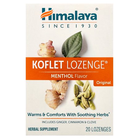 Himalaya Herbals Koflet Lozenges for Bronchial Comfort, 20 Ct