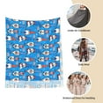 thumbnail image 6 of Cauagu Gnomes in USA Print Women Wrap Shawl tassels Scarves Retro Scarf 77.6"X28.3", 6 of 8